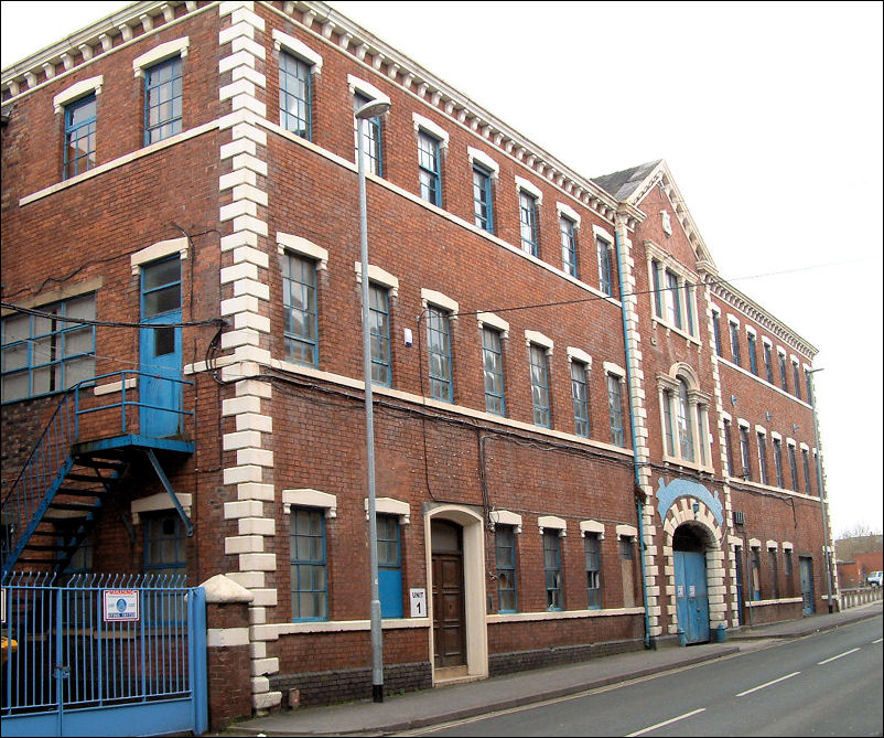 Aynsley's Portland Works in Sutherland Road, Longton