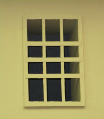 nice fretwork detail above the door 