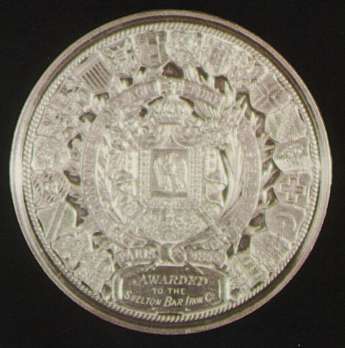 Silver Medal, Paris 1855