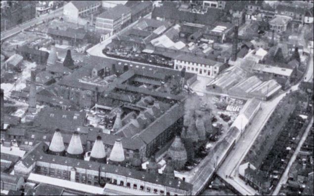 Trent Potteries (later Crescent Potteries), Stoke-upon-Trent - build c.1865