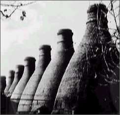 Nothing set the Potteries sky-line apart more than the weird bottle shaped brick buildings that looked for all the world like they had been borrowed from a fairytale scene.