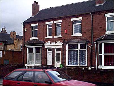 Houses at the end of Blurton Road