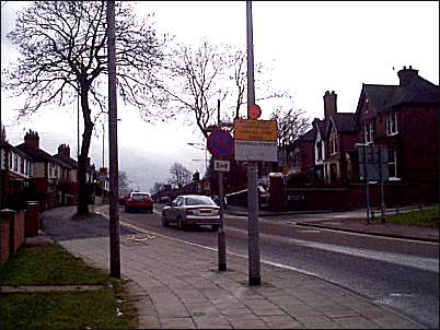 Blurton Road towards Blurton