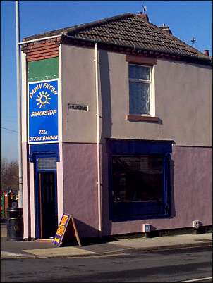 Shop on the corner of Scotia Road and Bycars Road