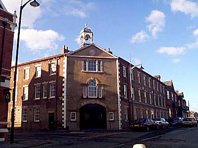 The corner frontage of the old Enoch Wood potter works