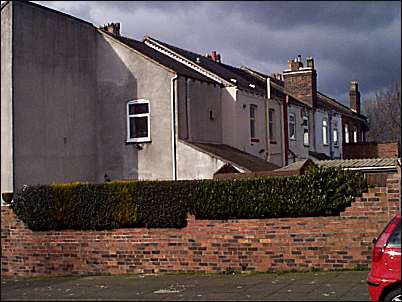 Rear of Riley Terrace - from Banktop Avenue