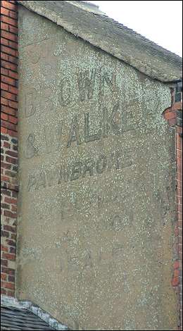 Brown & Walker pawnbrokers sign