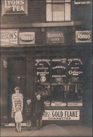 outside the shop on High Street