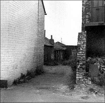 Side entrance to the Mineral Water works from Rodgers Street