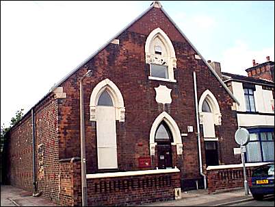 The church hall further down Jasper Street towards Lower Bethesda Street. 