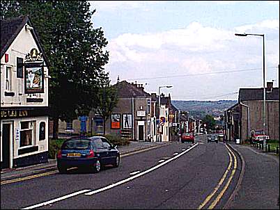 View looking down Keelings Road towards Bucknall area.