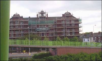 The Sutherland Institute undergoing cleaning.