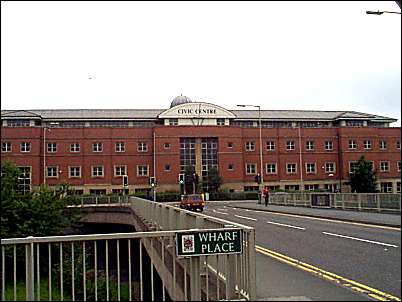 The Civic Centre at the top of Glebe Street