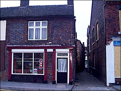 The entry viewed from Hill Street towards Church Street 