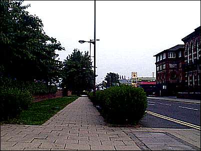 Frontage of Minton Offices, looking along London Road towards Oak Hill and Trent Vale.