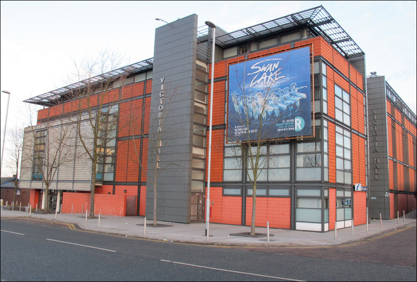 The extension to the Victoria Hall - from John Street