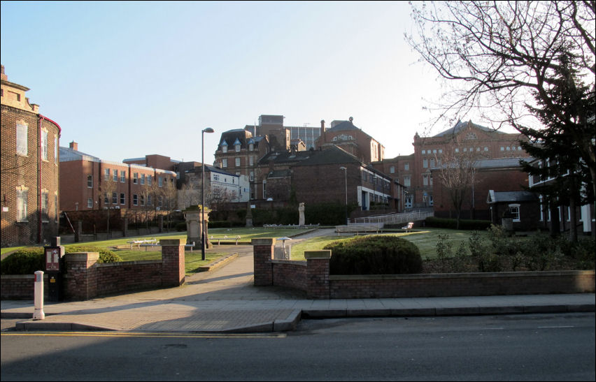 the former burial grounds belonging to the Bethesda Chapel