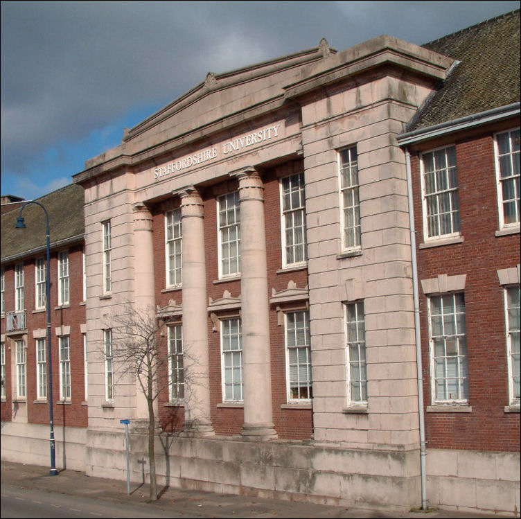 The building, designed in a Neo-Classical style, was originally the Central School of Science and Technology, where pottery, mining and general science were taught from 1914.