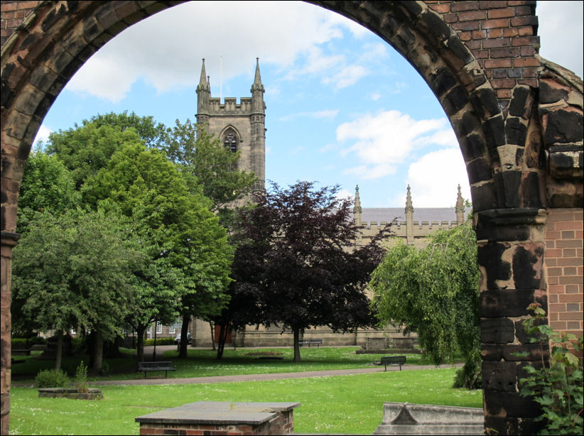 Stoke Minster Church of St. Peter Ad Vincula (St. Peter in Chains), built in 1826-1830 by Trubshaw and Johnson.