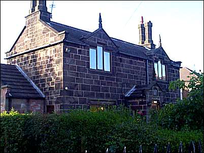 Detail on the cottage which was occupied by the estate gardener