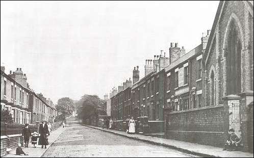 Postcard of Cobden Street, Dresden around 1900