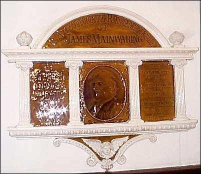 James Mainwaring memorial