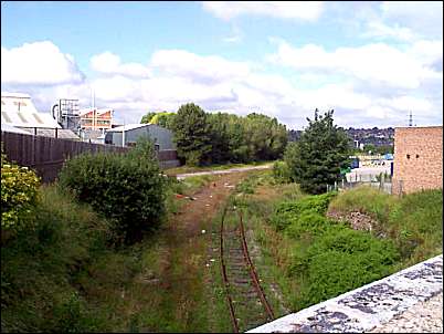 View from the bridge over the old 1860 Stoke to Biddulph line