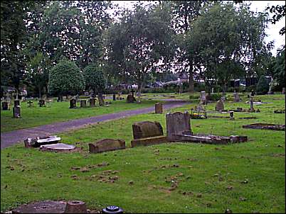 Gravestones in the CofE 3rd class area