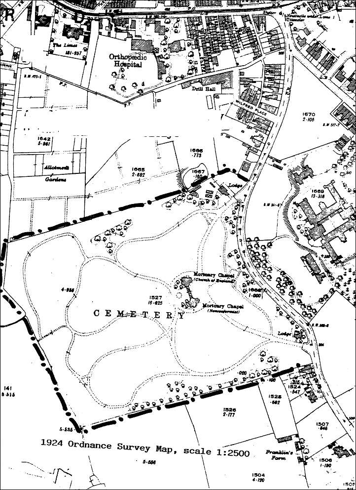 1924 Ordnance Survey map