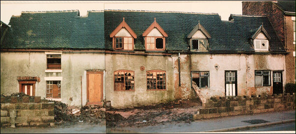 the four cottages being restored in 1986 
