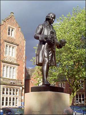Statue of Josiah Wedgwood. 