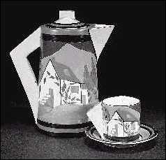 Applique Lugano coffee pot