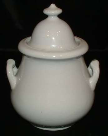 sugar jar with cover from W & E Corn