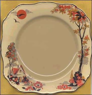 J&G Meakin Plate Sylvania Pattern