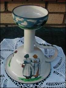 Chamber Candle Stick stands nearly 8" tall