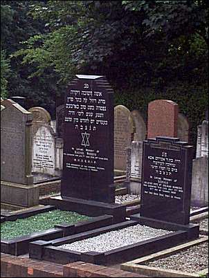 The Jewish Cemetery gravestone