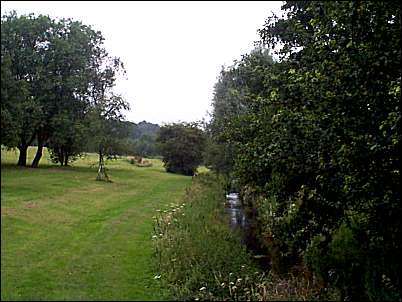 The Lyme Brook which  which runs on the west side parallel to the canal