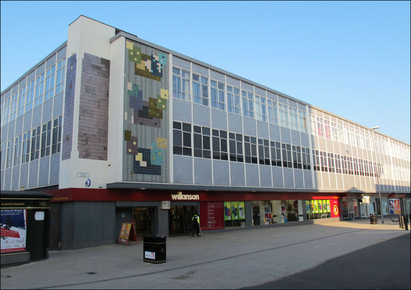 in Stafford Street, Hanley - the mid-1960s C&A store (now Wilkinsons)