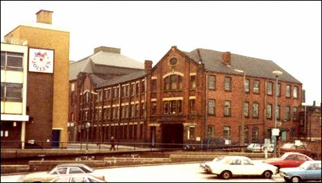 Palissy Pottery on the corner of Chancery Lane and Commerce Street, Longton