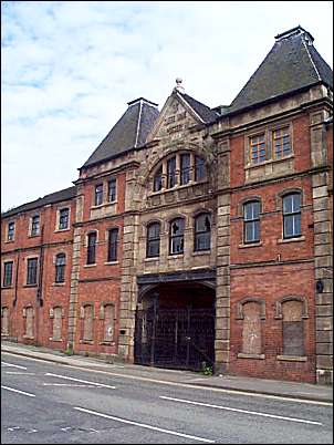 The imposing entrance