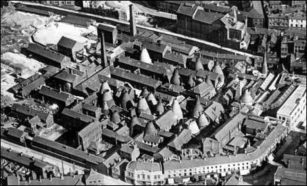 behind Spode's works is the Newcastle Canal